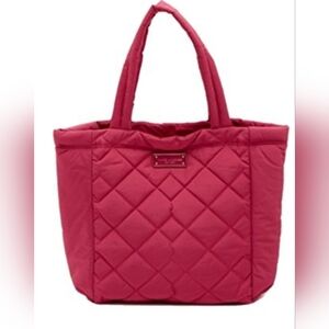 Marc Jacobs Fuchsia Quilted Tote Bag